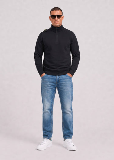 Mastrum Truien Training quarter zip sweatshirt - black