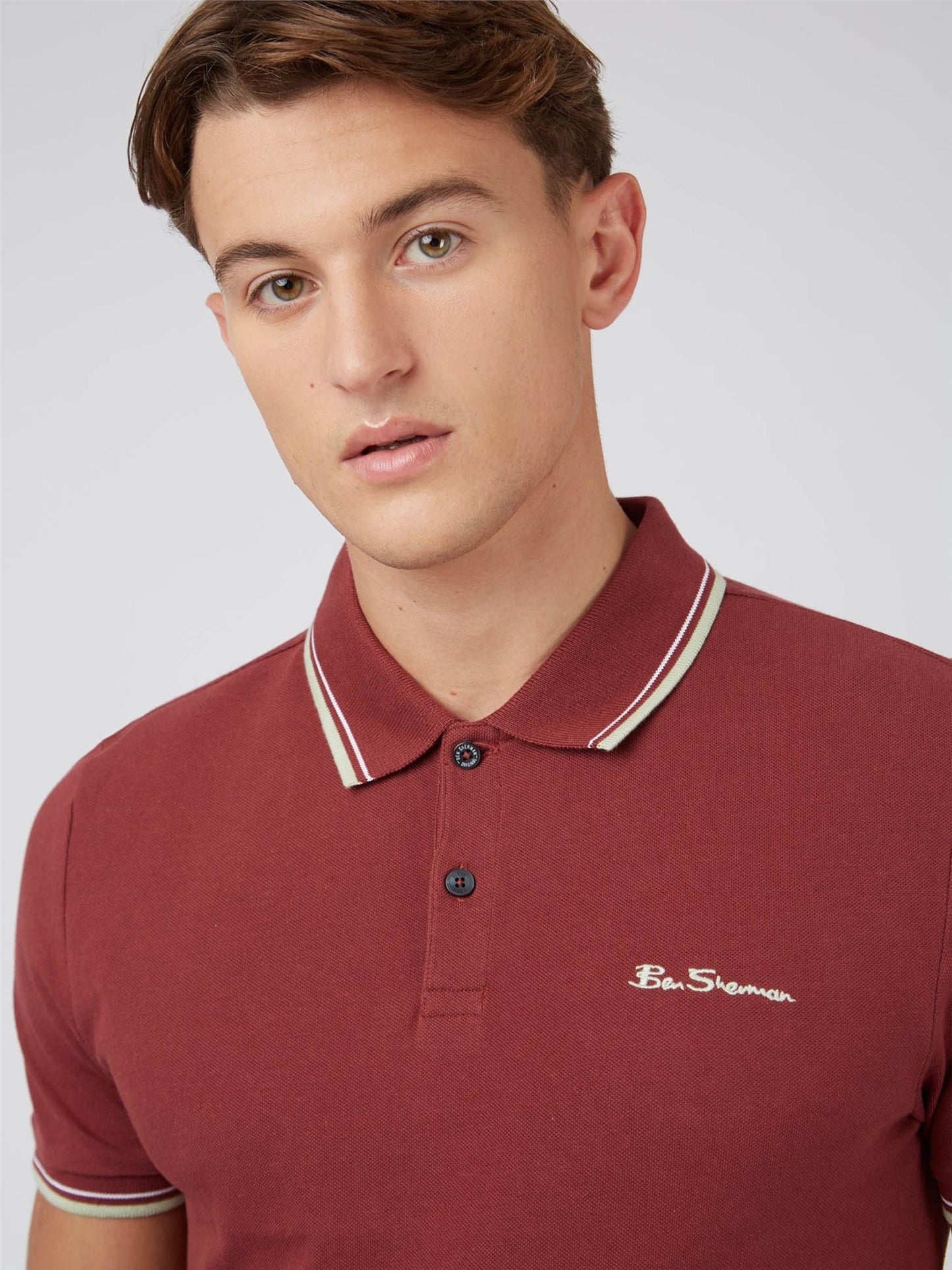 Ben Sherman Polo's Signature polo - maroon