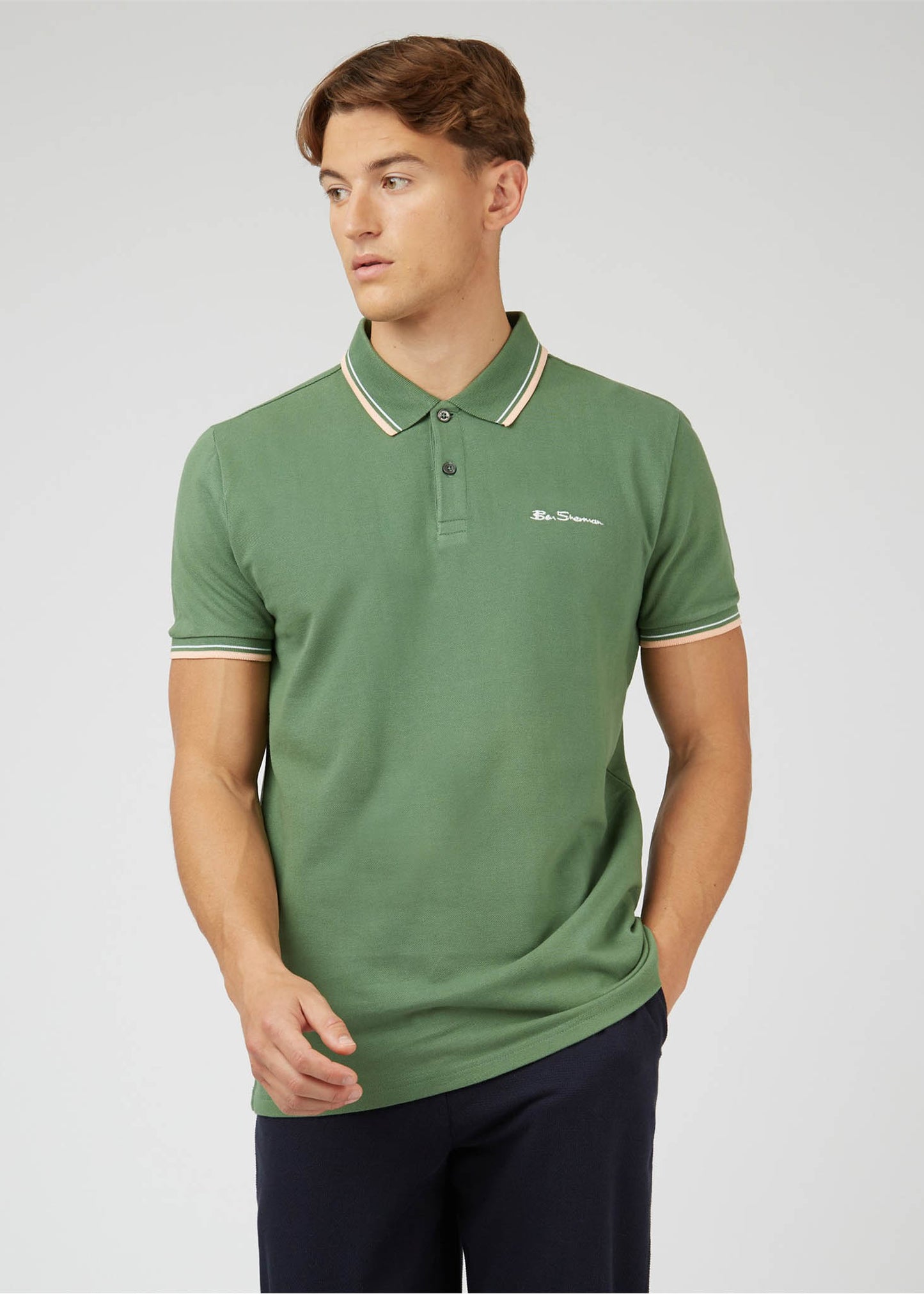 Ben Sherman Polo's Signature polo - rich fern