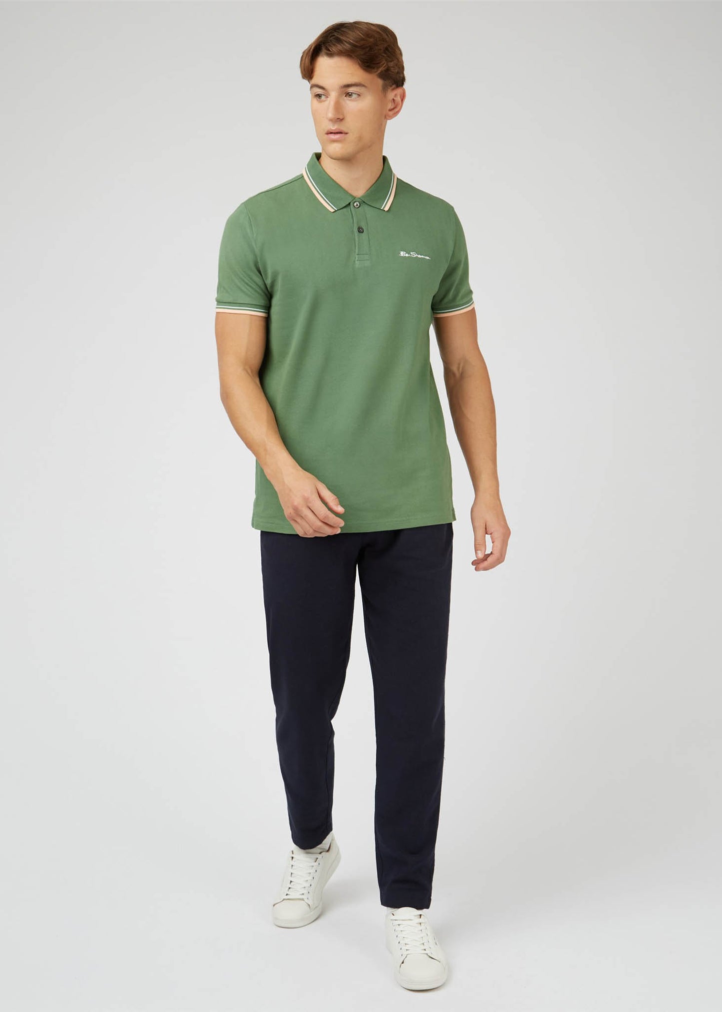 Ben Sherman Polo's Signature polo - rich fern