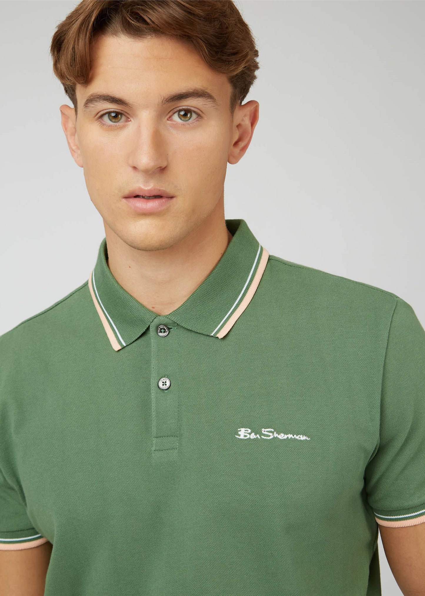 Ben Sherman Polo's Signature polo - rich fern