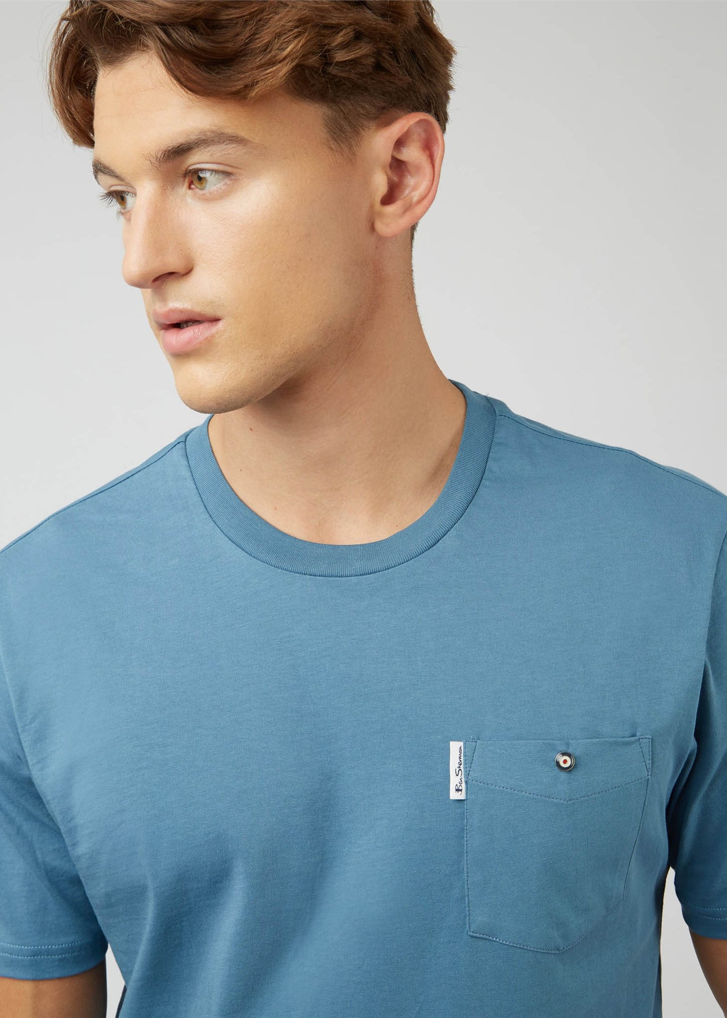 Ben Sherman T-shirts Signature pocket tee - blue shadow
