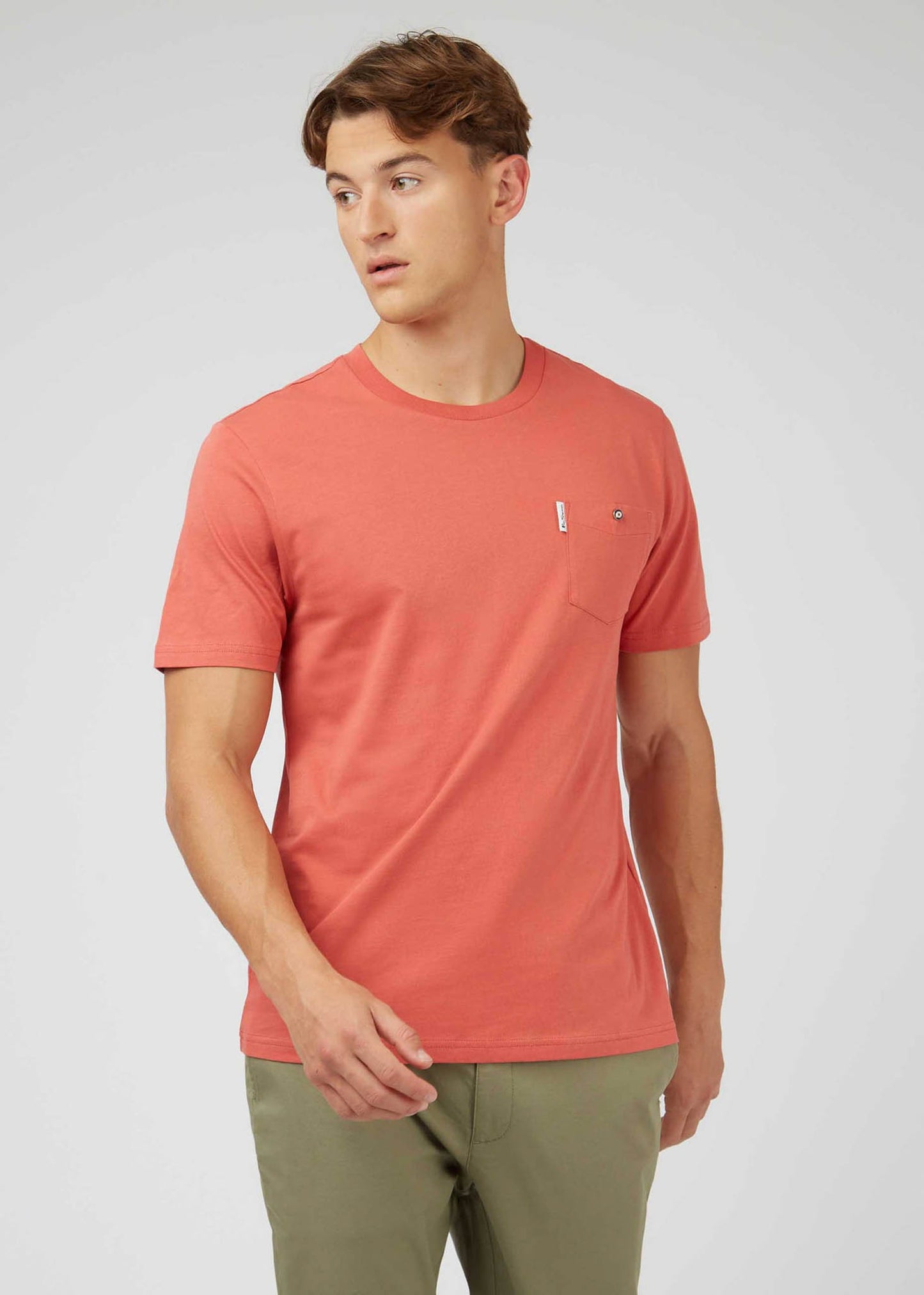 Ben Sherman T-shirts Signature pocket tee - raspberry