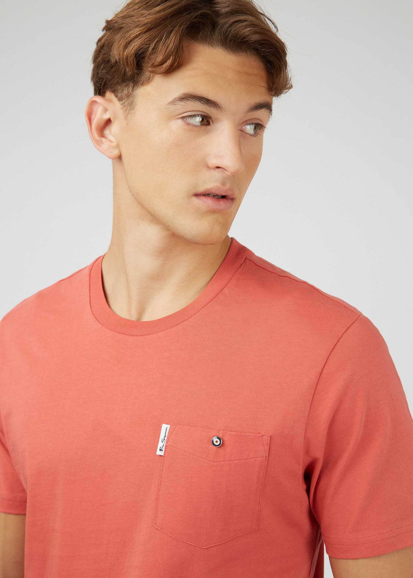 Ben Sherman T-shirts Signature pocket tee - raspberry