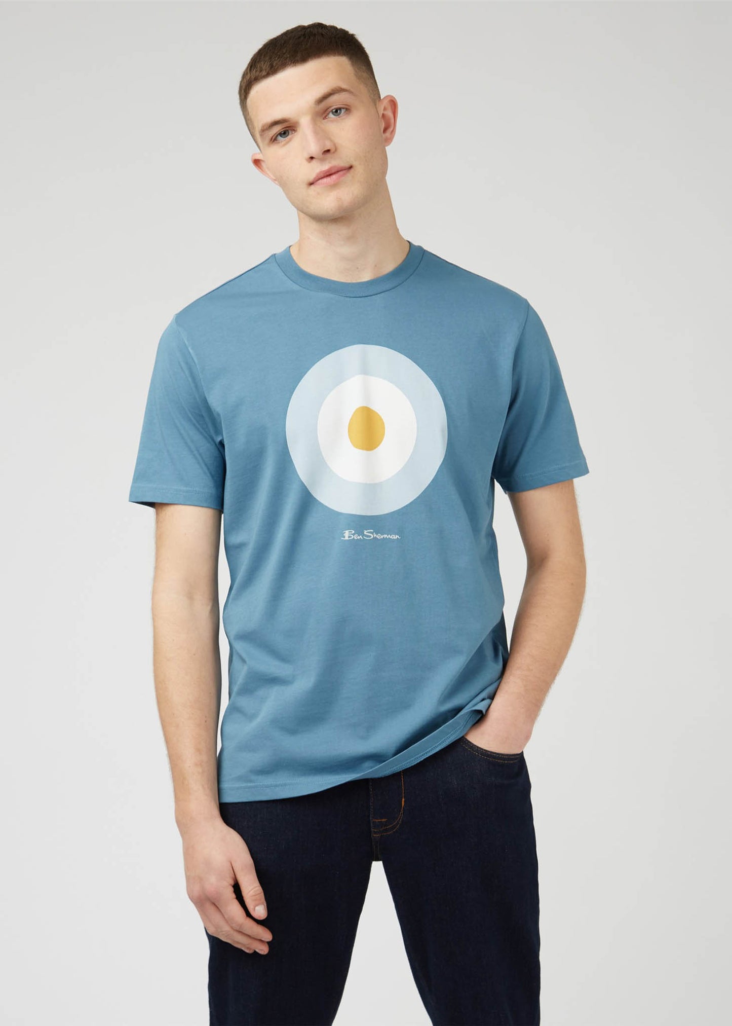 Ben Sherman T-shirts Signature target tee - blue shadow