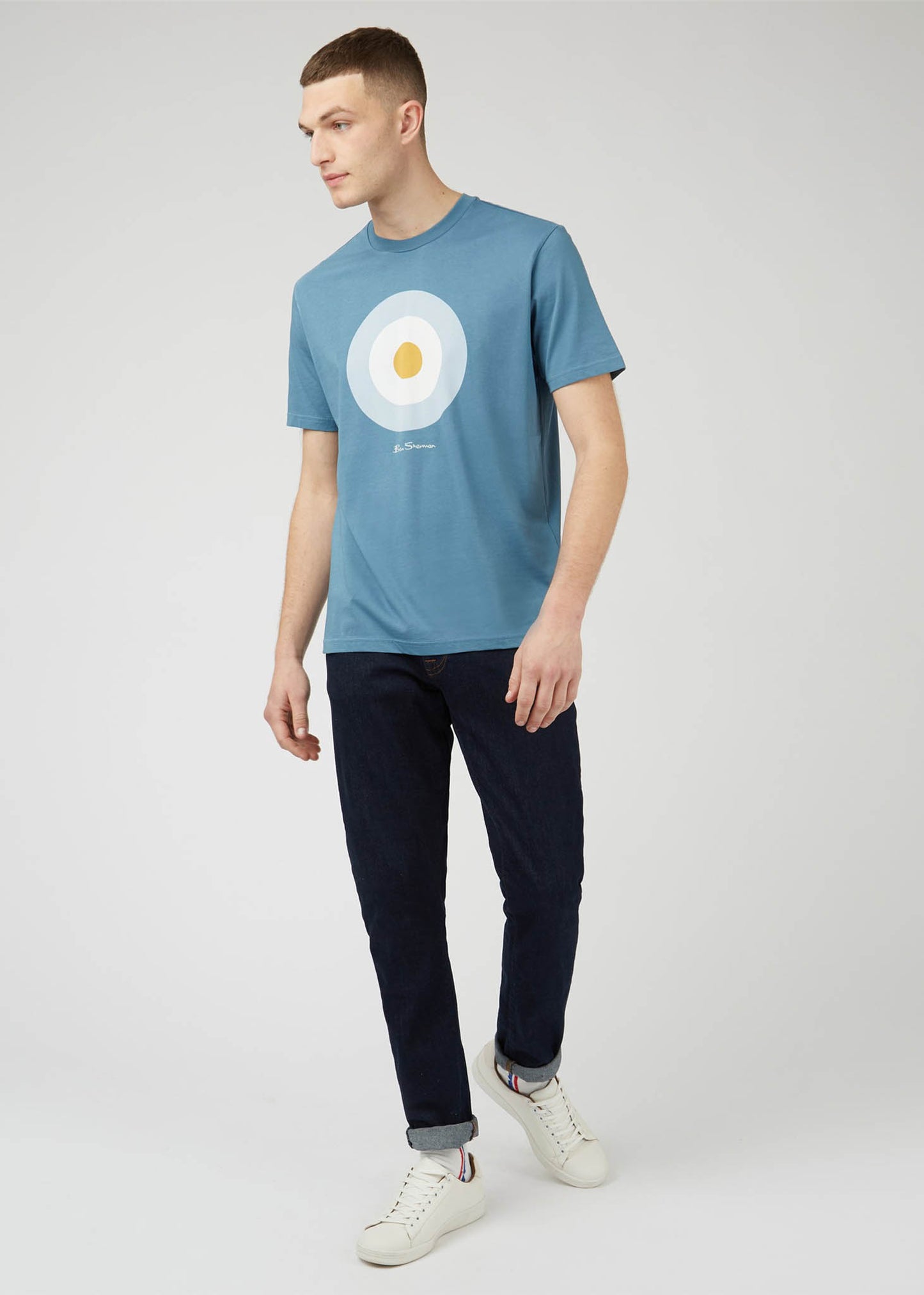 Ben Sherman T-shirts Signature target tee - blue shadow