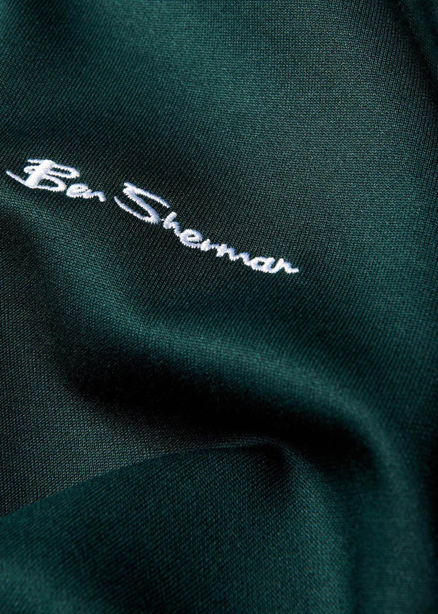 Ben Sherman Vesten House taped track top - dark green