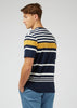 Ben Sherman T-shirts Engineered stripe tee - dark navy