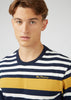 Ben Sherman T-shirts Engineered stripe tee - dark navy