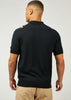 Ben Sherman Polo's Argyle jacquard polo - black