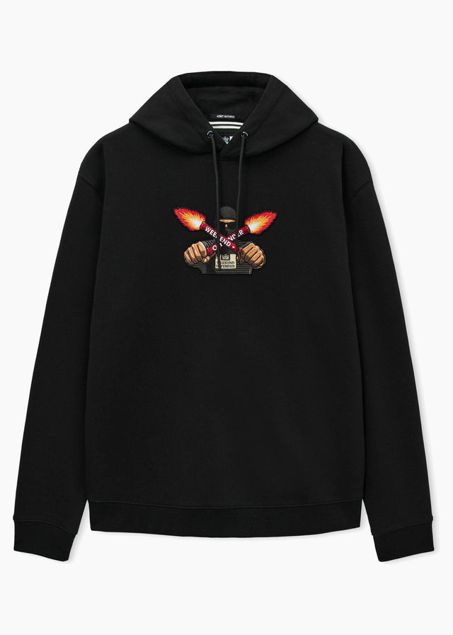 Weekend Offender Hoodies Fulgar hoodie - black