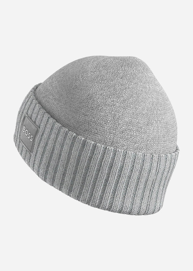 Hugo Boss Beanies Akaio hat - silver