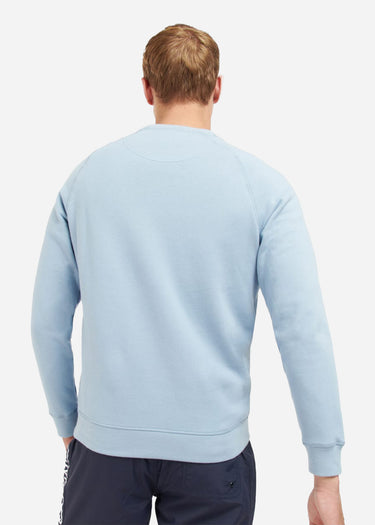 Barbour International Truien  Essential crew neck sweat - powder blue
