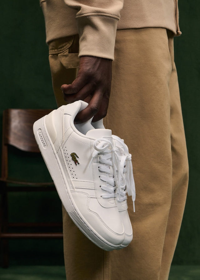 Lacoste Shoes T-clip set - white