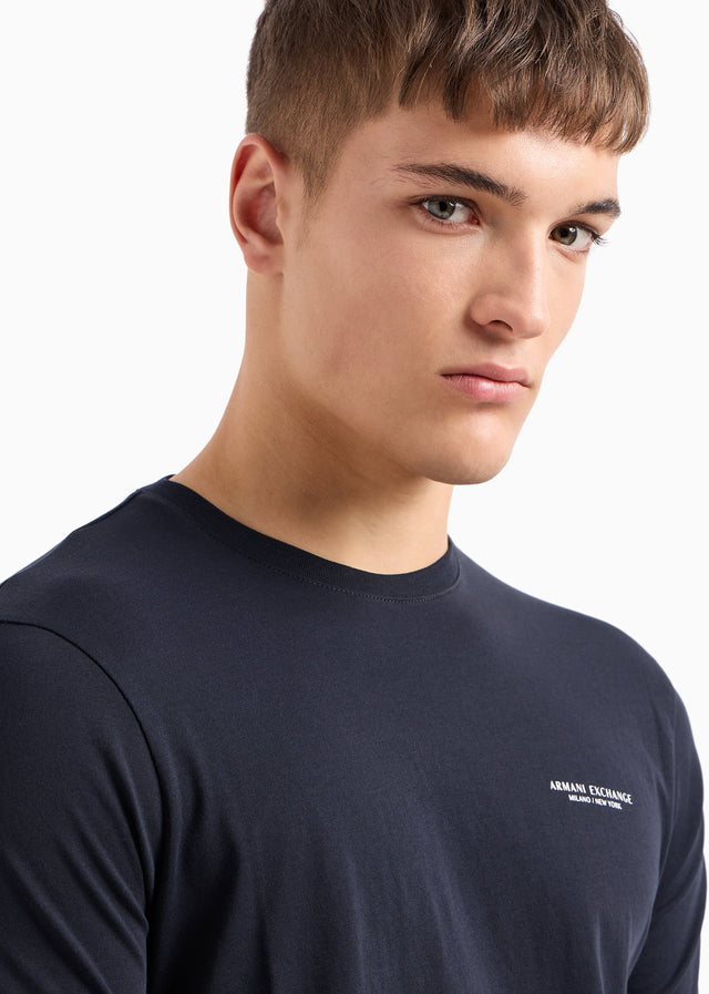 Armani Exchange T-shirts Regular fit t-shirt - navy