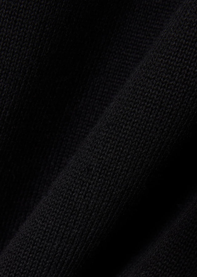 Lacoste Truien Regular fit crew neck sweater - black
