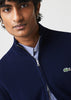 Lacoste Vesten A Zip through sweater - navy blue