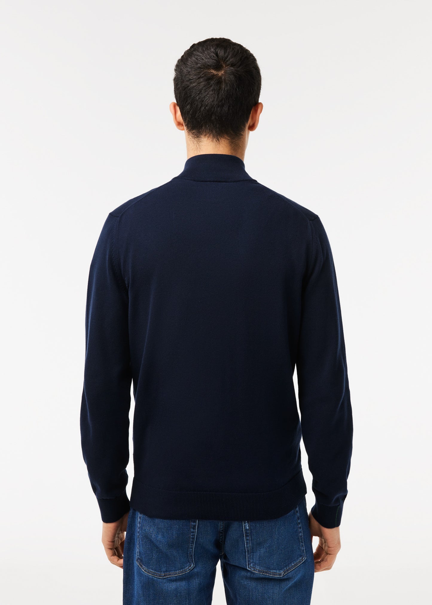 Lacoste Vesten A Zip through sweater - navy blue
