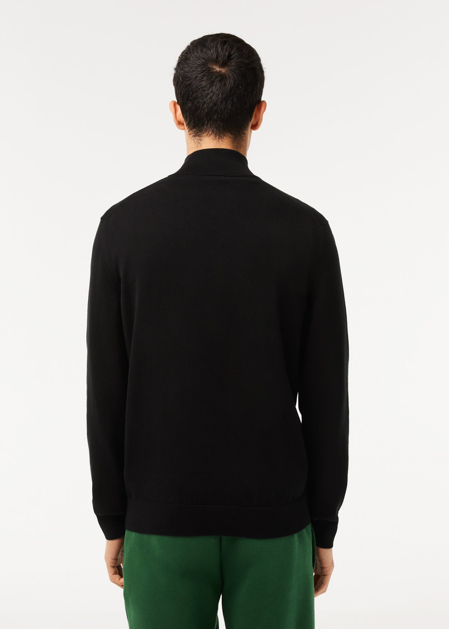 Lacoste Truien Zip sweater - black