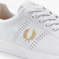 Fred Perry Schoenen  B721 leather - white gold 