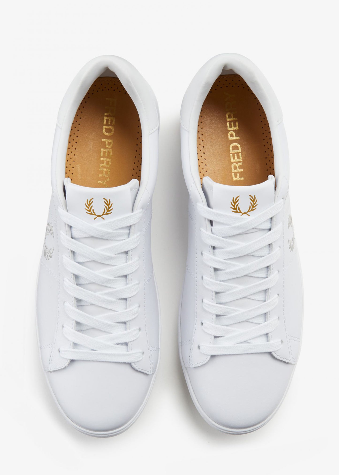 Fred Perry Schoenen Spencer leather - white