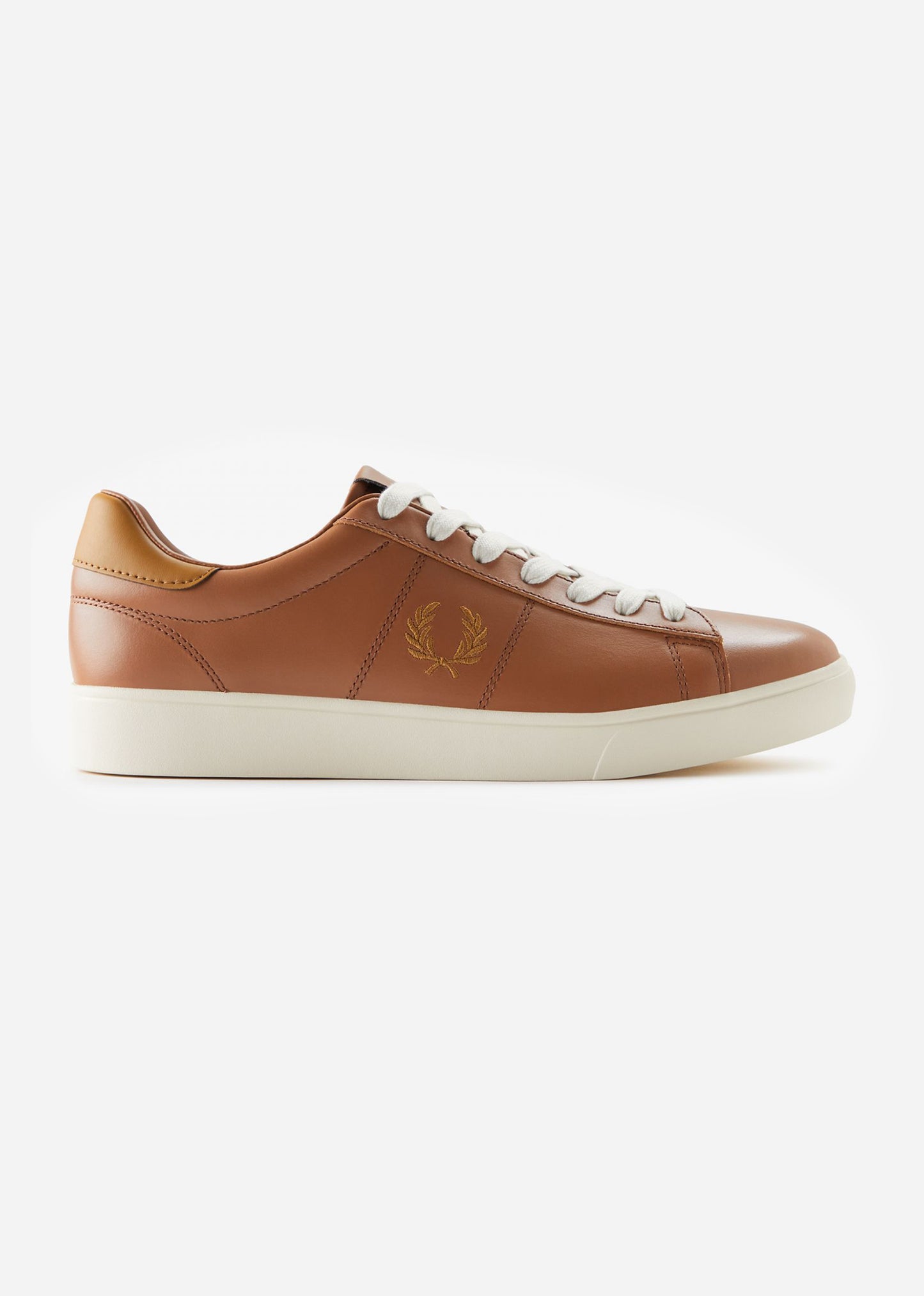 Fred Perry Schoenen Spencer leather - dark tan dark caramel