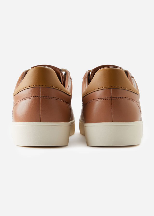 Fred Perry Schoenen Spencer leather - dark tan dark caramel