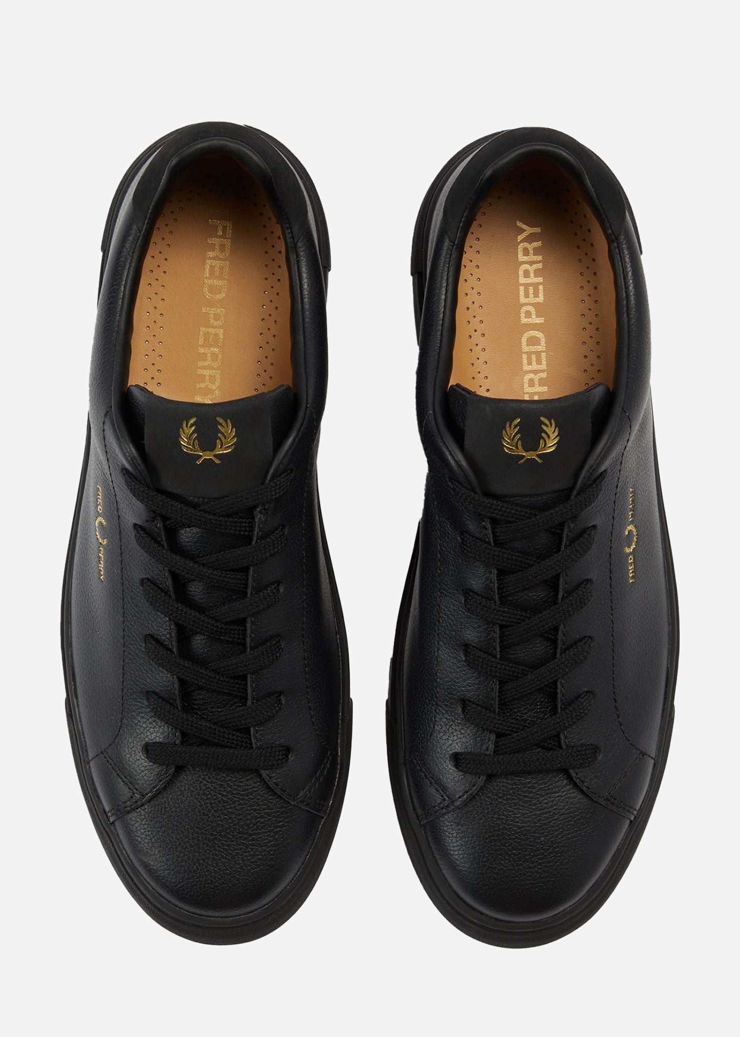 Fred Perry Schoenen B71 leather - black gold