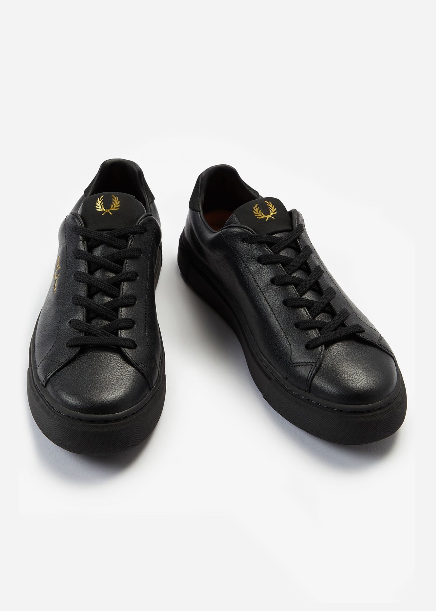 Fred Perry Schoenen B71 leather - black gold