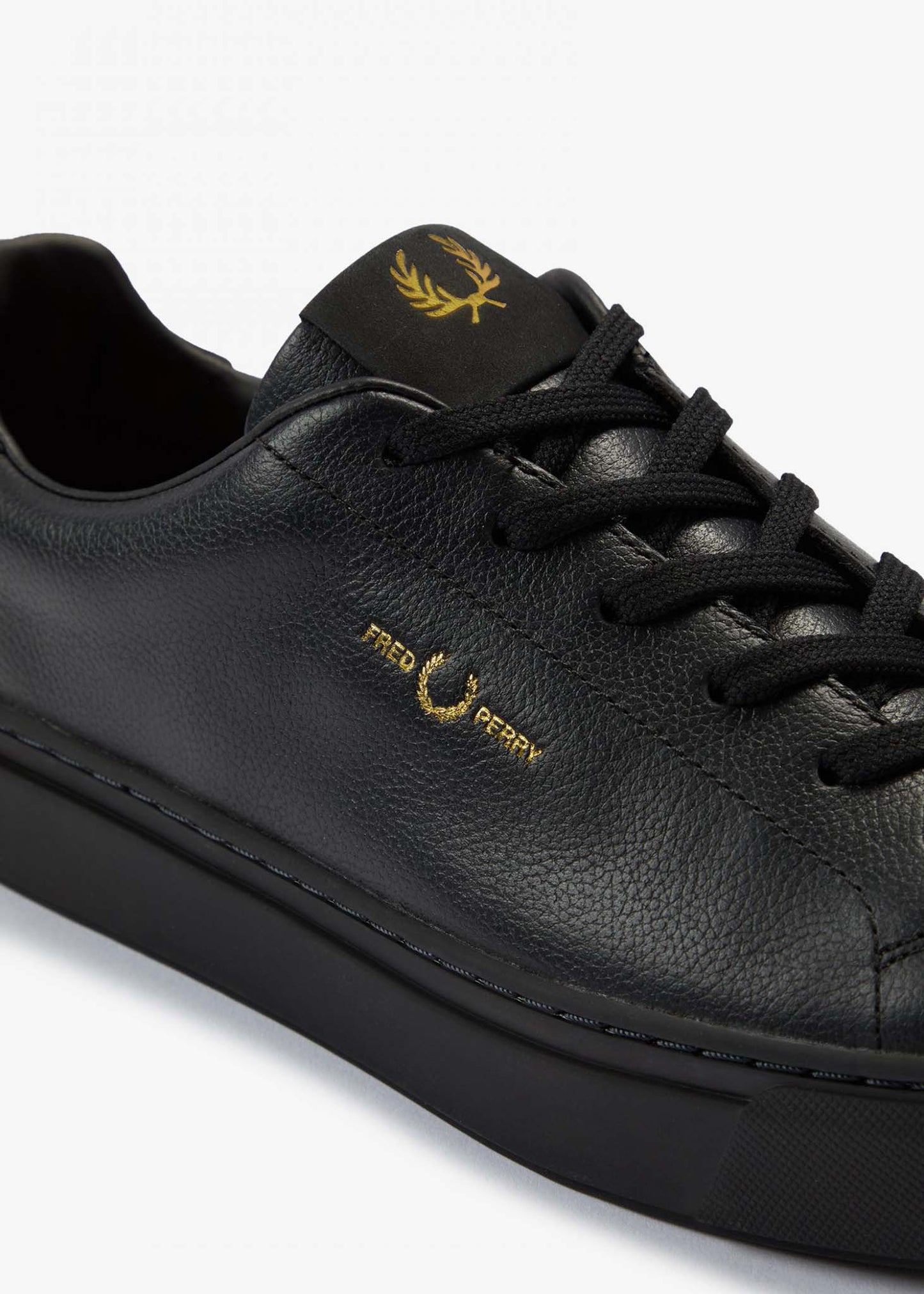 Fred Perry Schoenen B71 leather - black gold