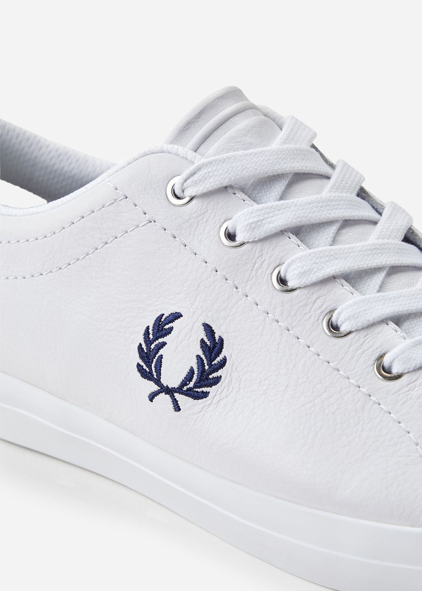Fred Perry Schoenen Baseline leather - white