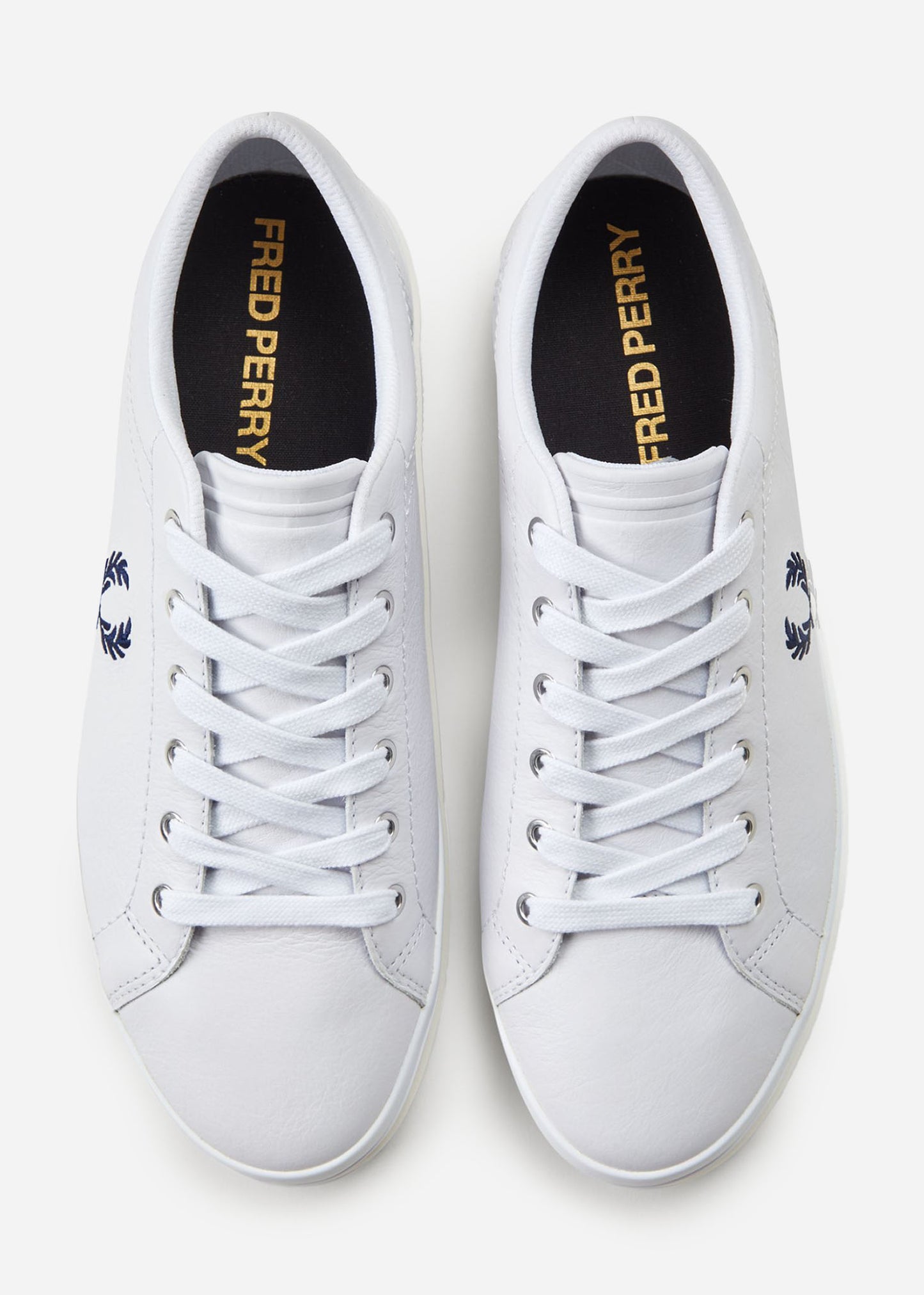 Fred Perry Schoenen Baseline leather - white