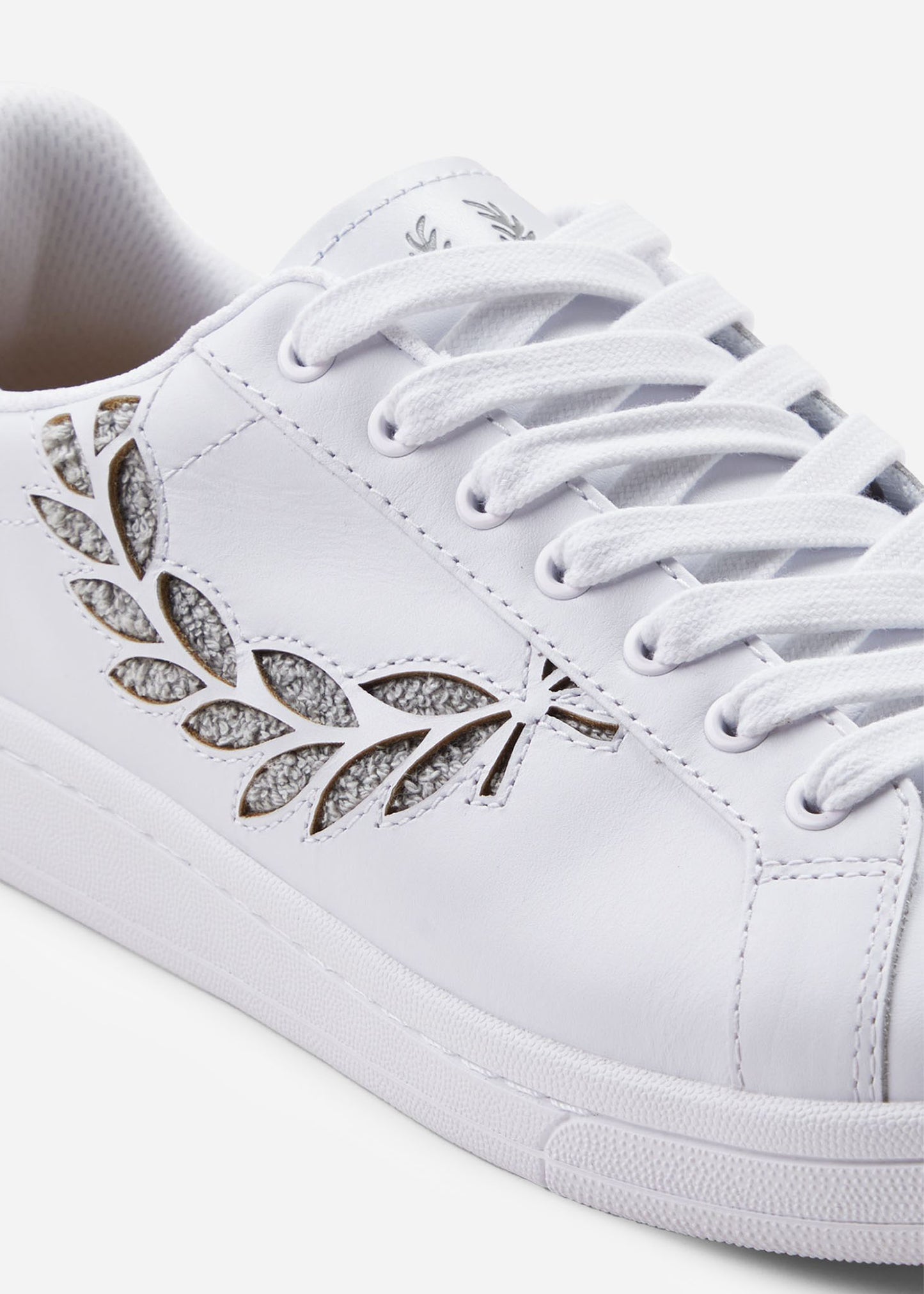 Fred Perry Schoenen B721 leather branded - white limestone