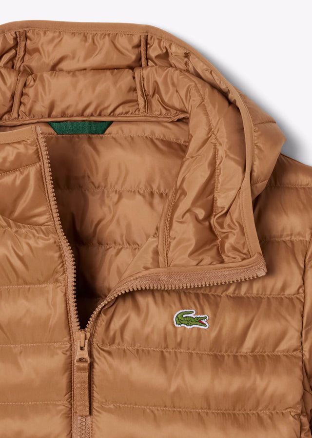 Lacoste Jassen Puffer jacket - dark tate