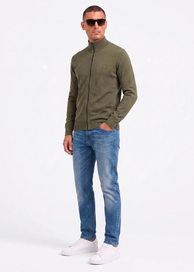 Hugo Boss Truien Kanozip s - bright green