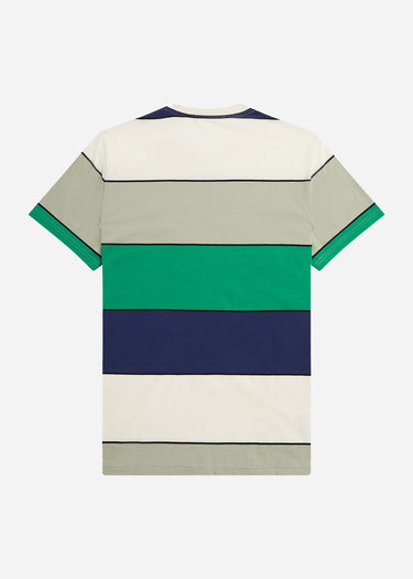 Fred Perry T-shirts Bold stripe t-shirt - seagrass
