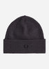 Fred Perry Mutsen Classic beanie - dark grey marl