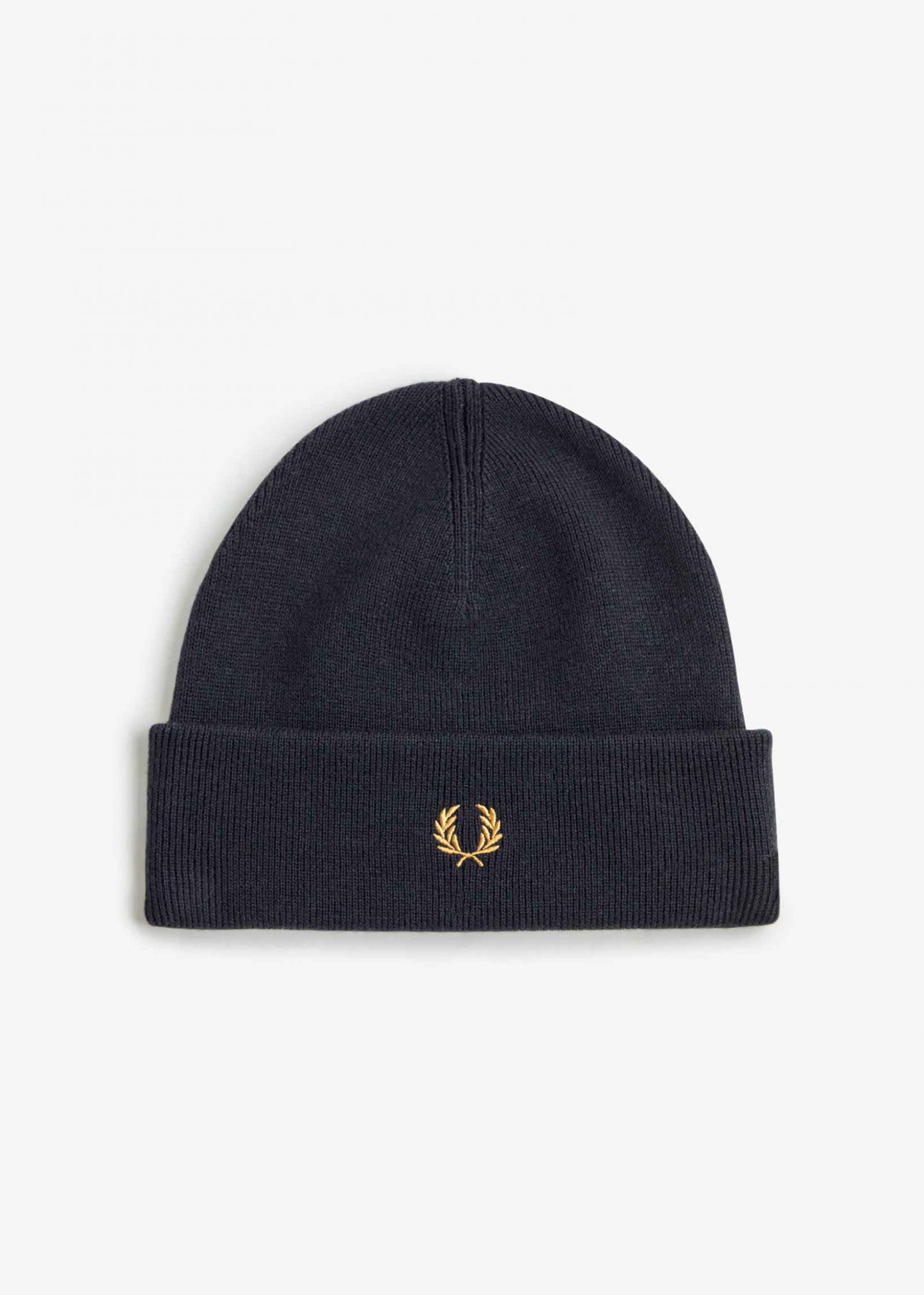Fred Perry Mutsen Classic beanie - black dark caramel