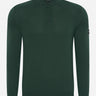 Barbour International Truien Cotton half zip knit - pine grove