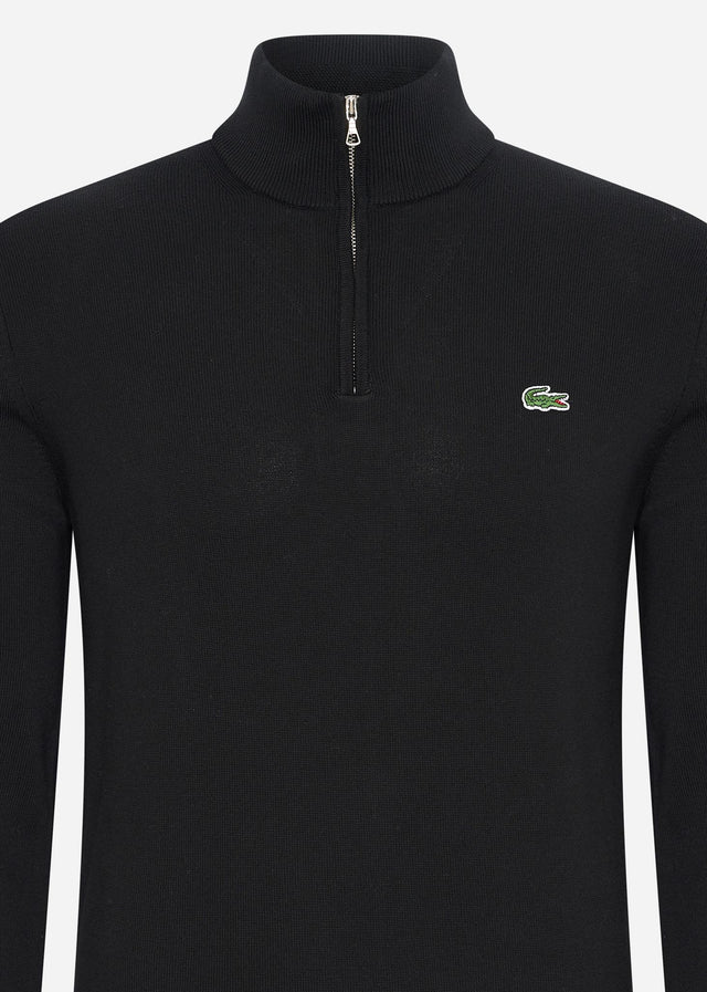 Lacoste Sweaters Zip sweater - black