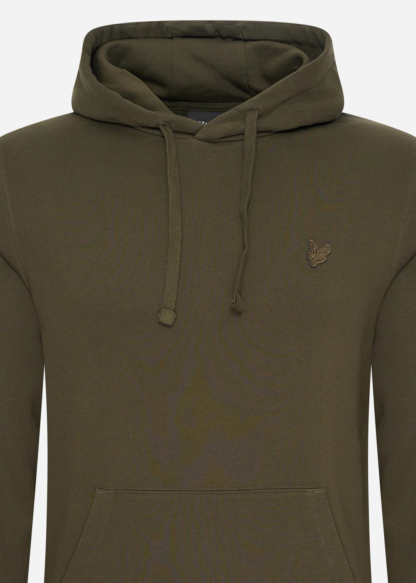 Lyle & Scott Hoodies Tonal eagle pullover hoodie - olive