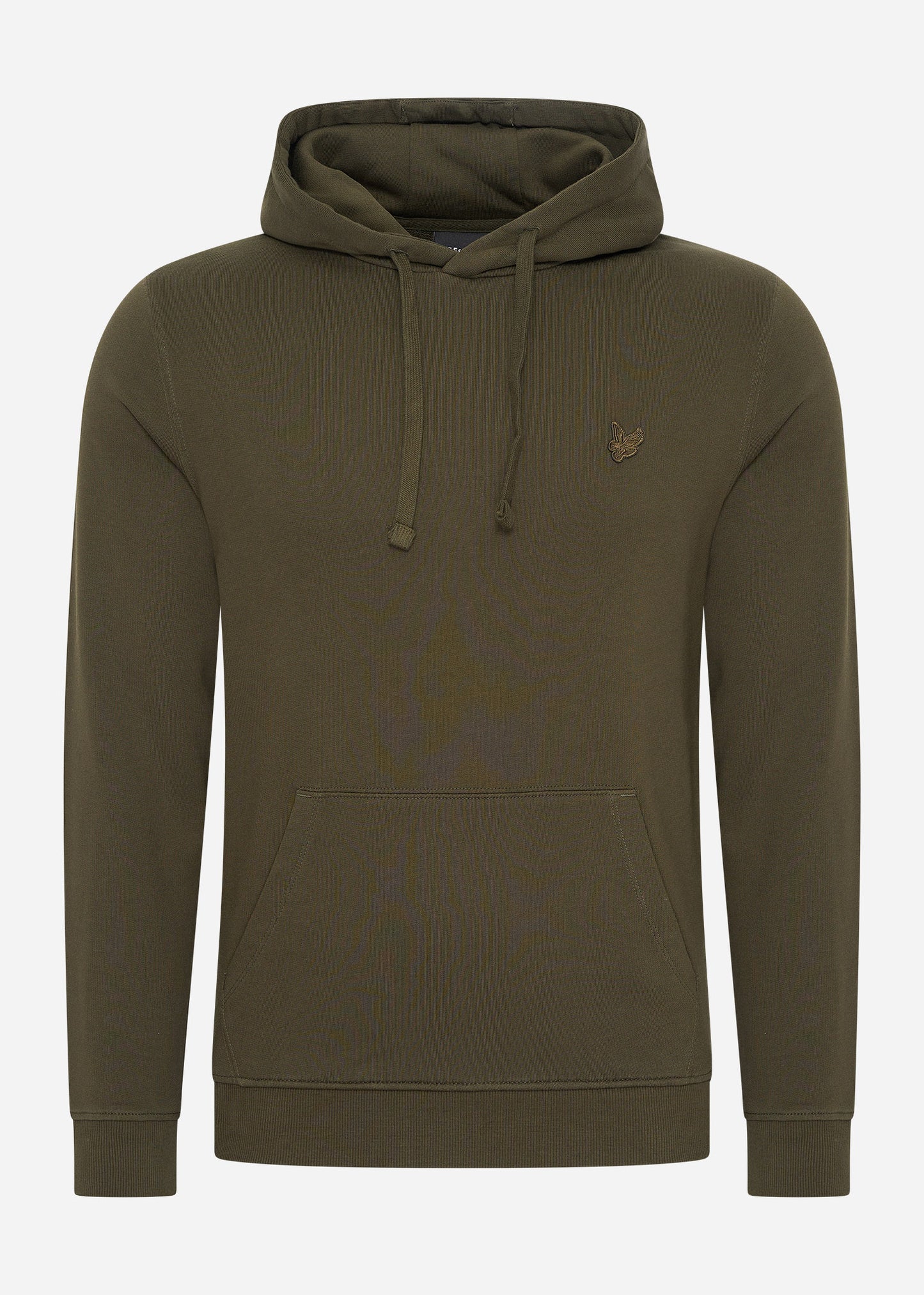 Lyle & Scott Hoodies Tonal eagle pullover hoodie - olive