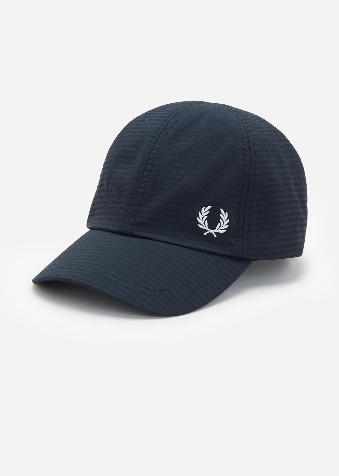 Fred Perry Petten Dual branded seersucker cap - navy