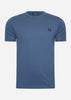 Fred Perry T-shirts Ringer t-shirt - midnight blue