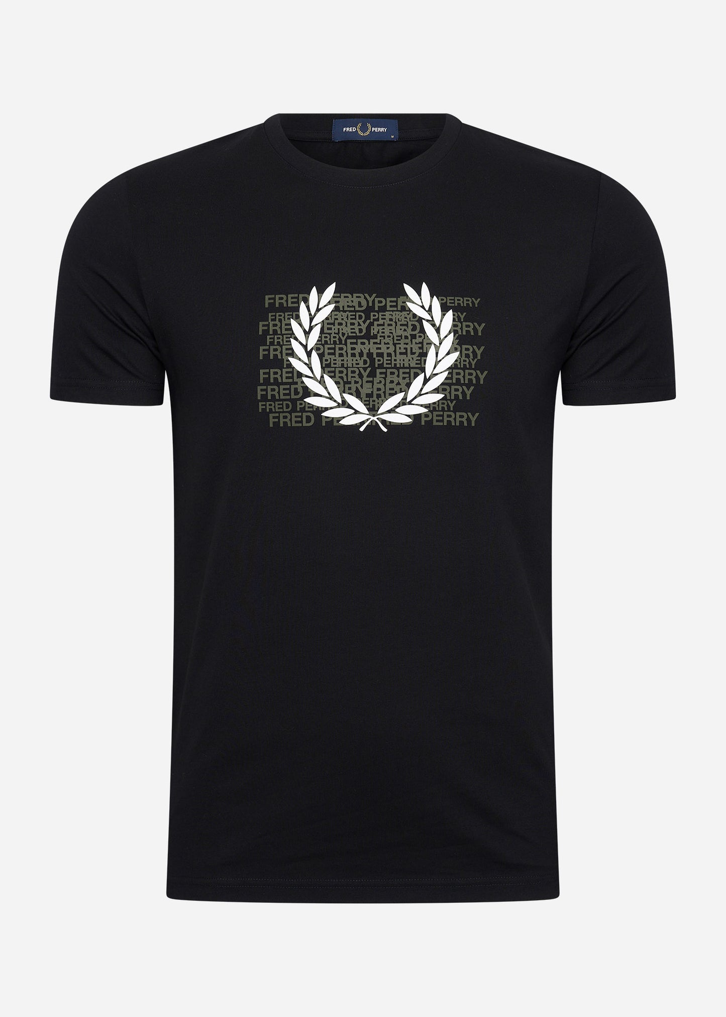 Fred Perry T-shirts Fred perry graphic t-shirt - black