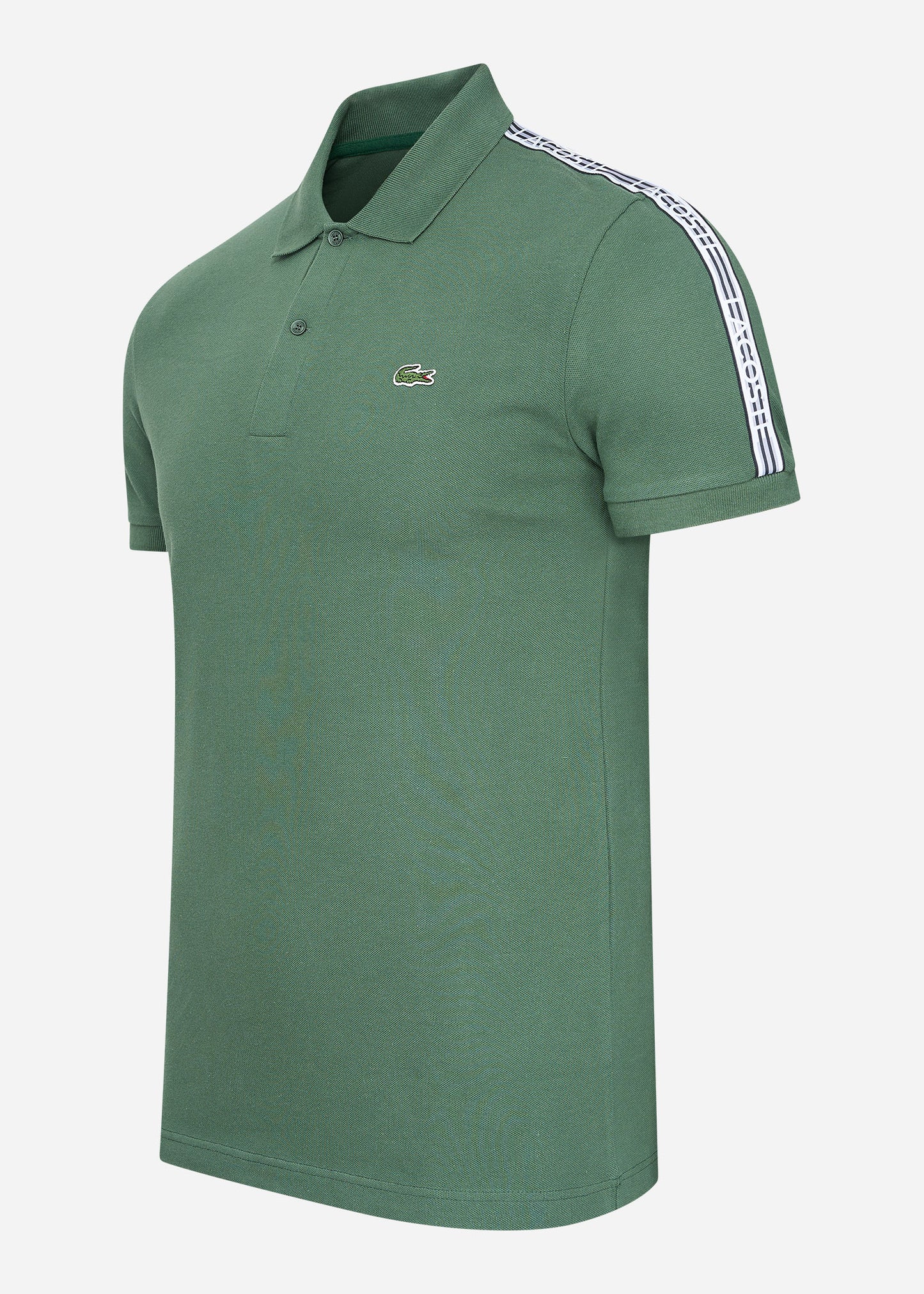 Lacoste Polo's Contrast stripe polo - sequoia
