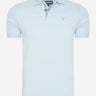 Barbour Polo's Tartan pique polo - niagra mist
