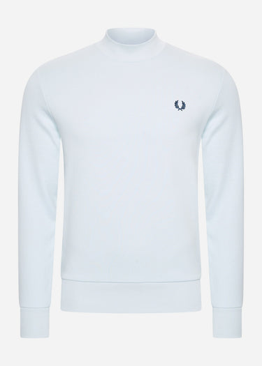 Fred Perry Truien Laurel wreath graphic high nec - light ice