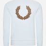 Fred Perry Truien Laurel wreath graphic high nec - light ice