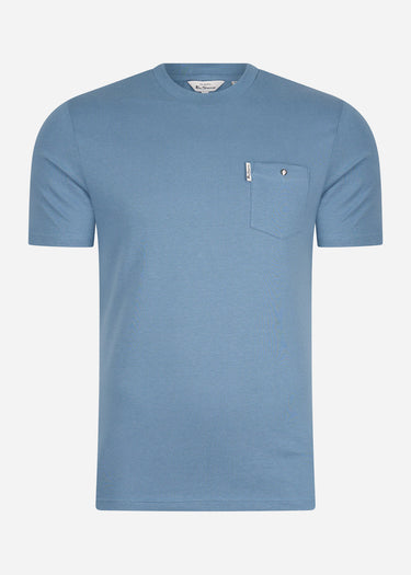 Ben Sherman T-shirts Signature pocket tee - blue shadow